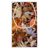 Herbstblatt Kleine Geschenktüte (Rückseite)