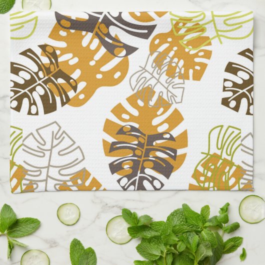 Herbstblatt Küchentücher (Gefaltet)