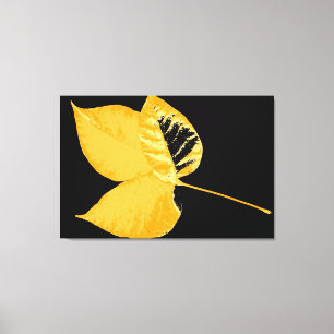 Herbstblatt Leinwanddruck