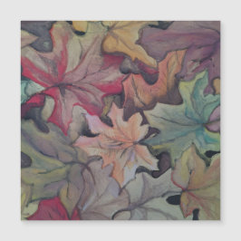 Herbstblatt Magnetkarte