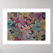 Herbstblatt Poster (Vorne)