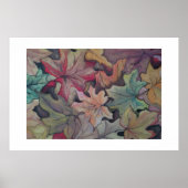 Herbstblatt Poster (Vorne)