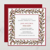 Herbstblatt Probe Einladung (Vorne/Hinten)