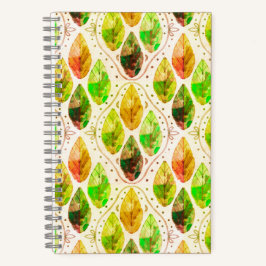 Herbstblatt Spiralblock Notizblock