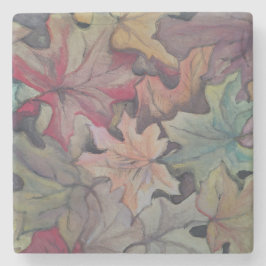 Herbstblatt Steinuntersetzer