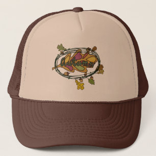 Herbstblatt Truckerkappe
