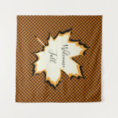 Herbstblatt Wandteppich (Vorderseite (Horizontal))