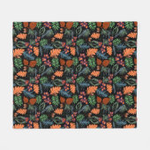 Herbstblattdecke Fleecedecke (Vorderseite (Horizontal))