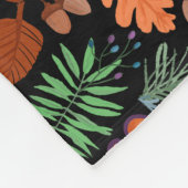 Herbstblattdecke Fleecedecke (Ecke)