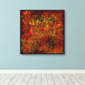 Herbstblätter abstrakte Malerei Leinwanddruck (Insitu (Holzboden))