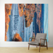 Herbstblätter am Delaware River Wandteppich (Beispiel (Horizontal))