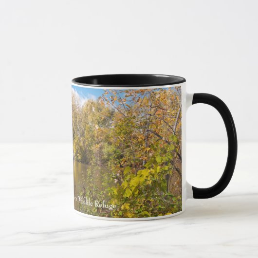 Herbstblätter am Minnesota-Fluss Tasse (Rechts)