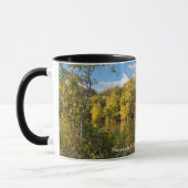 Herbstblätter am Minnesota-Fluss Tasse (Links)