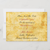 Herbstblätter Ankündigung Datum freihalten (Rückseite)