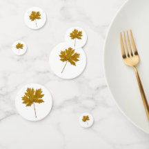 Herbstblätter, Aquarell in Herbstfarben