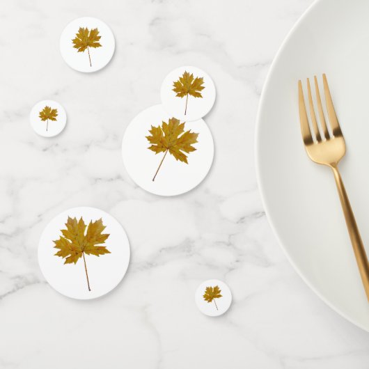 Herbstblätter, Aquarell in Herbstfarben Konfetti (Gruppe)