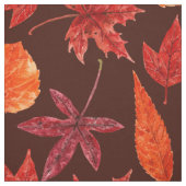 Herbstblätter, Aquarell Stoff (Muster)