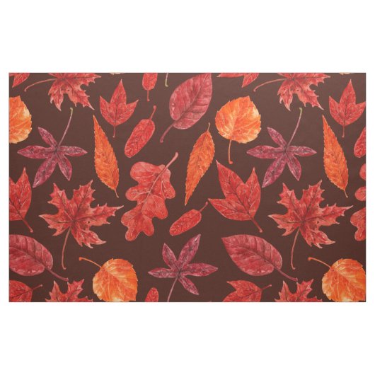 Herbstblätter, Aquarell Stoff (Fat Quarter (45,7 x 55,9 cm))