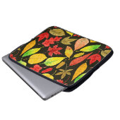 Herbstblätter, Aquarellfarbe Laptopschutzhülle (Vorne Knopf)