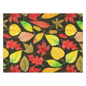 Herbstblätter, Aquarellfarbe Tischdecke (Vorderseite (Horizontal))
