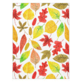 Herbstblätter, Aquarellfarbe weiß Tischdecke (Vorderseite)