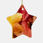 Herbstblätter - Atemberaubend! Keramik Ornament (Rechts)