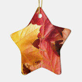 Herbstblätter - Atemberaubend! Keramik Ornament (Links)