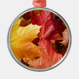 Herbstblätter - Atemberaubend! Ornament Aus Metall