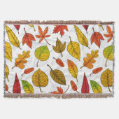 Herbstblätter auf weiß decke (Vorderseite)