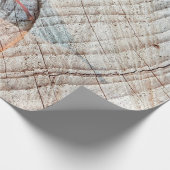 Herbstblätter aus Eichenholz Geschenkpapier (Ecke)