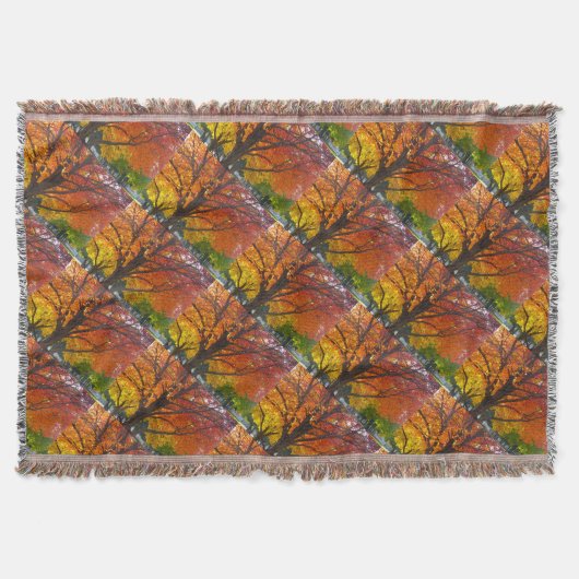 Herbstblätter aus Gelb- und Orangenbäumen, Foto Decke (Vorderseite)