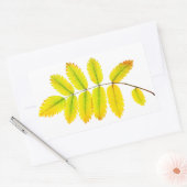 Herbstblätter aus Rowan Rechteckiger Aufkleber (Umschlag)
