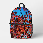 Herbstblätter Bedruckter Rucksack (Vorderseite)