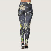 Herbstblätter, Beeren: Aquarellmuster. Leggings (Rückseite)