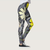Herbstblätter, Beeren: Aquarellmuster. Leggings (Rechts)