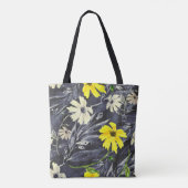 Herbstblätter, Beeren: Aquarellmuster. Tasche (Rückseite)