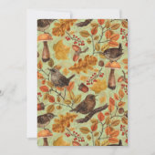 Herbstblätter, Beeren, Pilze und Früchte (Vorderseite)