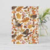 Herbstblätter, Beeren, Pilze und Früchte (Stehend Vorderseite)