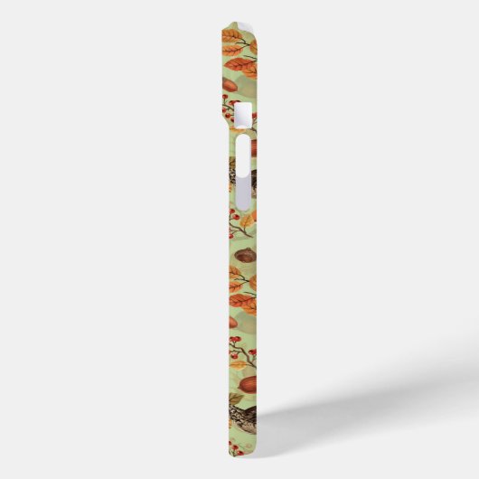 Herbstblätter, Beeren, Pilze und Früchte Case-Mate iPhone Hülle (Rückseite / Links)