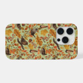 Herbstblätter, Beeren, Pilze und Früchte iPhone Hülle (Rückseite (Horizontal))