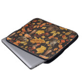 Herbstblätter, Beeren, Pilze und Früchte Laptopschutzhülle (Vorne Knopf)