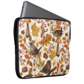 Herbstblätter, Beeren, Pilze und Früchte Laptopschutzhülle (Vorne Rechts)