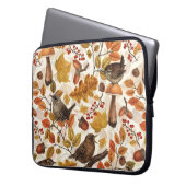 Herbstblätter, Beeren, Pilze und Früchte Laptopschutzhülle (Vorderseite Links)