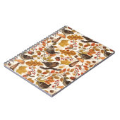 Herbstblätter, Beeren, Pilze und Früchte Notizblock (Linke Seite)