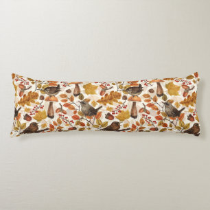 Herbstblätter, Beeren, Pilze und Früchte Seitenschläferkissen