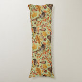 Herbstblätter, Beeren, Pilze und Früchte Seitenschläferkissen (Vorderseite Vertikal)