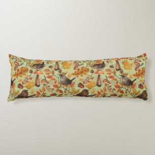 Herbstblätter, Beeren, Pilze und Früchte Seitenschläferkissen