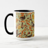 Herbstblätter, Beeren, Pilze und Früchte Tasse (Links)