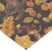 Herbstblätter, Beeren, Pilze und Früchte Tischdecke (Schrägansicht)
