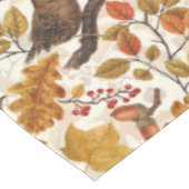 Herbstblätter, Beeren, Pilze und Früchte Tischdecke (Schrägansicht)